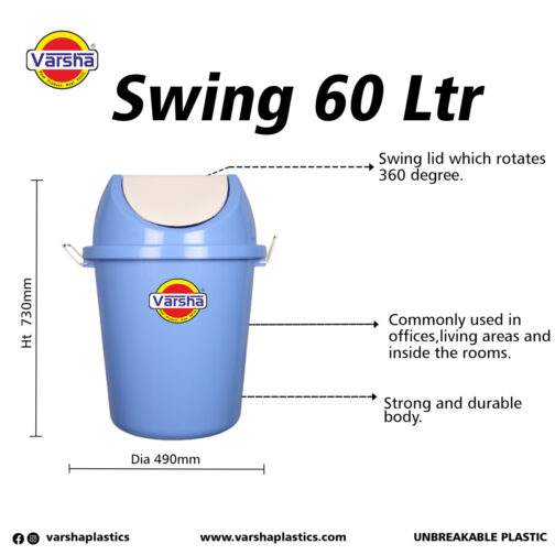 Swing-60 ltr(10pc)(1 Pc Price- Rs.1520/-) - Image 2