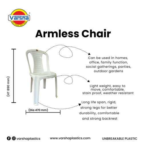 Armless Chair-1001 - Image 2
