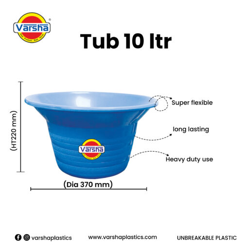Tub 10 ltr.(50pc) (1 Pc Price- Rs.310/-) - Image 2