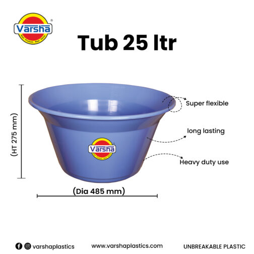 Tub 25 ltr.(50pc) (1 Pc Price- Rs.460/-) - Image 2